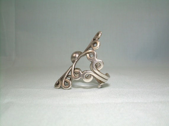 9.1g STERLING SCROLLS Ring Adjustable-Vintage 925… - image 3