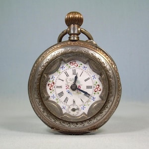 アンティーク懐中時計　ルモントワール REMONTOIR Cylindre 6 Rubis　可動品　商館時計 Remontoir cylindre - Etsy 日本