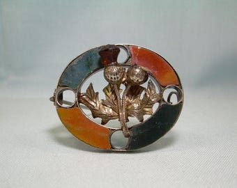 Broche Ancienne En Argent 925 - Forme Trèfle Filigrané, Poinçon Sterling - Poids 4,15g - Neuf Sans écrin