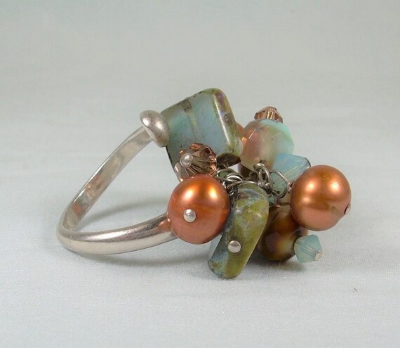 13.3g STERLING CHA CHA Wrap Bypass Ring-Vintage 9… - image 4