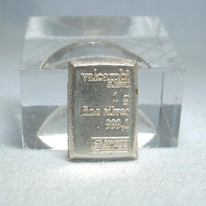 100個入り 1グラム 銀地金バー - ヴァルカンビ シルバー コンビバー