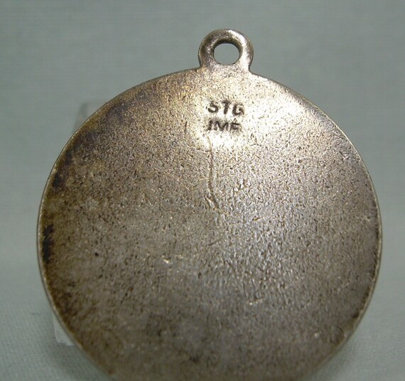 STERLING DUTCH HEX Charm Pendant-Vintage 925 Silv… - image 7