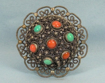 Vintage Indian Jewelry Brooch ブローチ ブーツ Vintage Indian Jewelry Brooch Brooch Boots