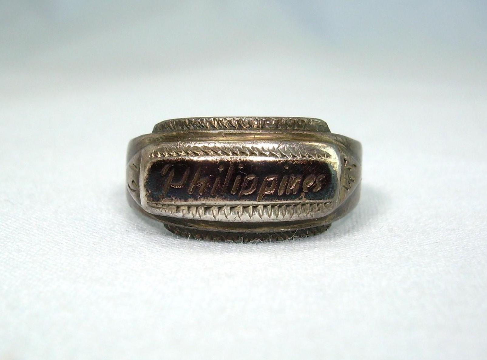 Trench art ring - Etsy 日本