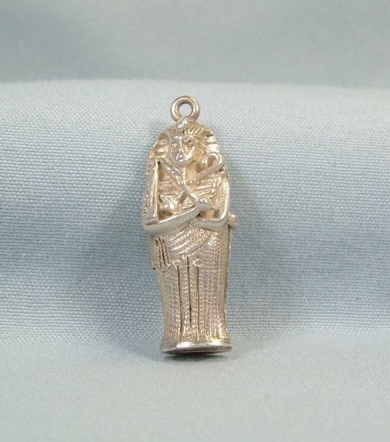 STERLING SARCOPHAGUS Pendant Charm 