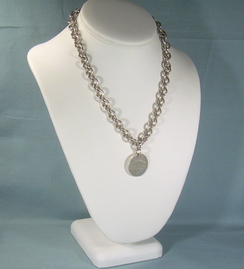 Please Return To Tiffany Co New York 925 Necklace Vintage Image 0