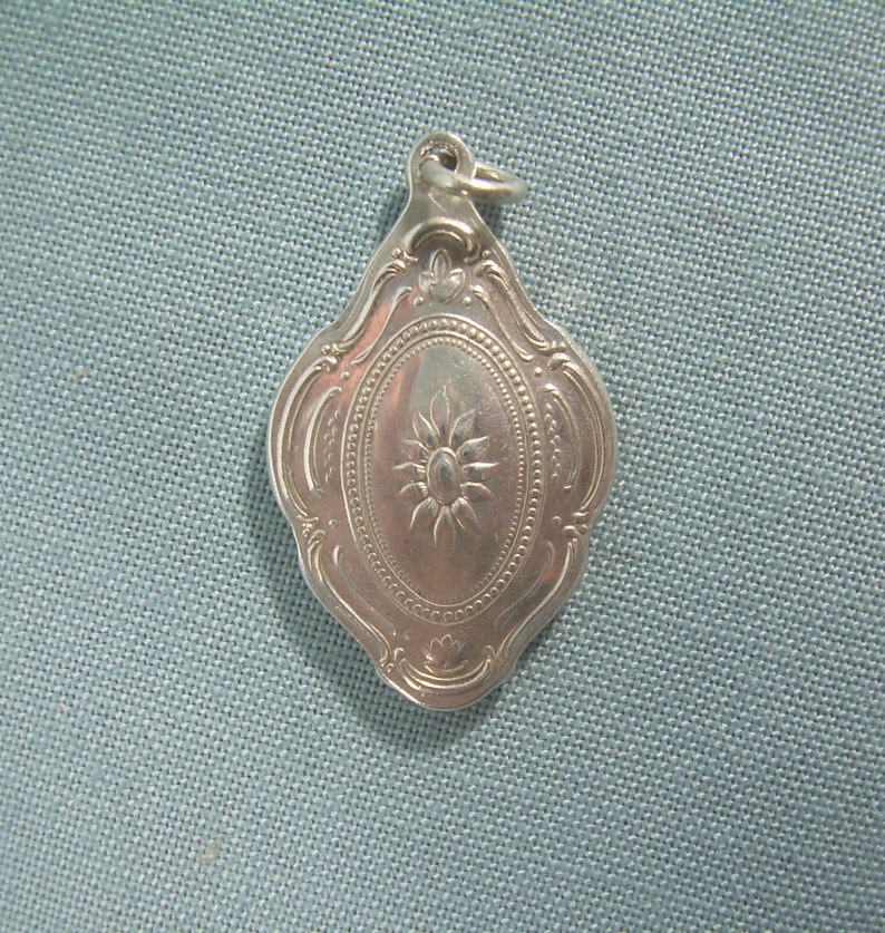 12th In Series 1982 Towle Twelve Drummers Charm Pendant-Vintage Sterling Silver-12 Days Christmas-Mini Miniature Ornament-Twelfth-2076