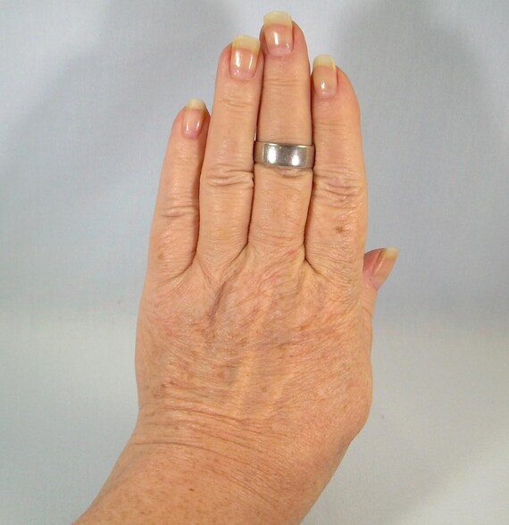 6.2g 900 SILVER US 1941 Half Dollar Coin Ring Size 10-vintage