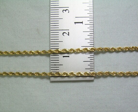Italian Inch Long Rope Chain 30