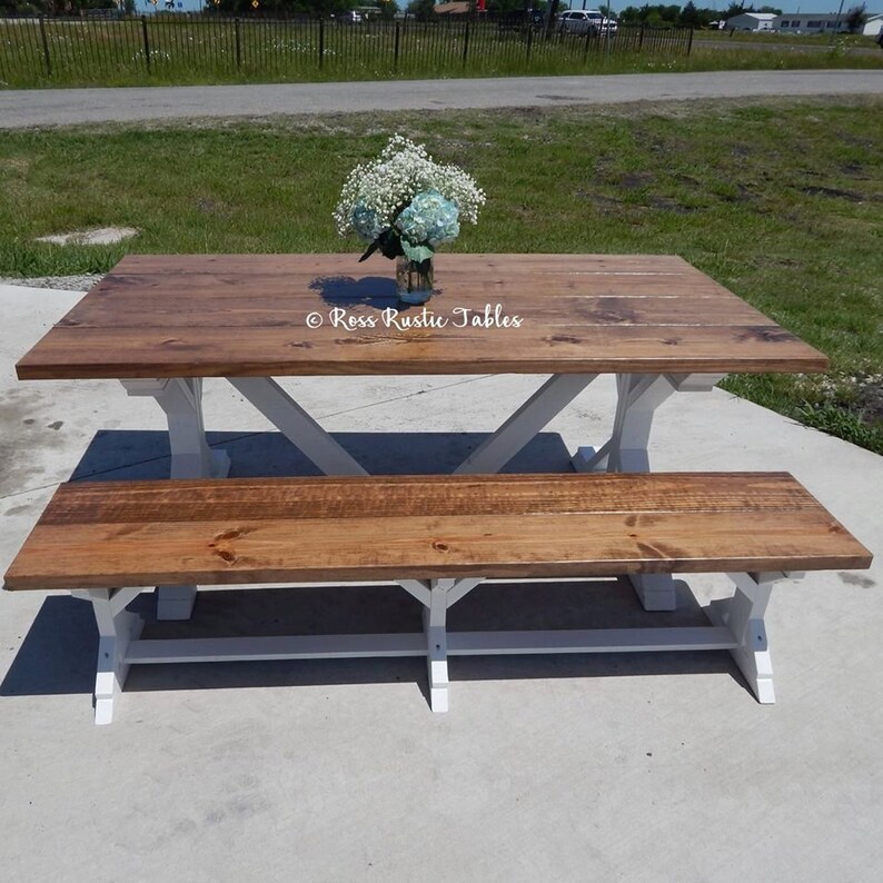 Fancy Farmhouse Dining Table | Etsy