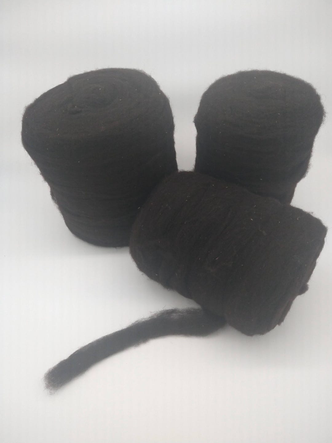 Black Welsh Mountain Sheep Wool Roving - Medium BUMP - Etsy