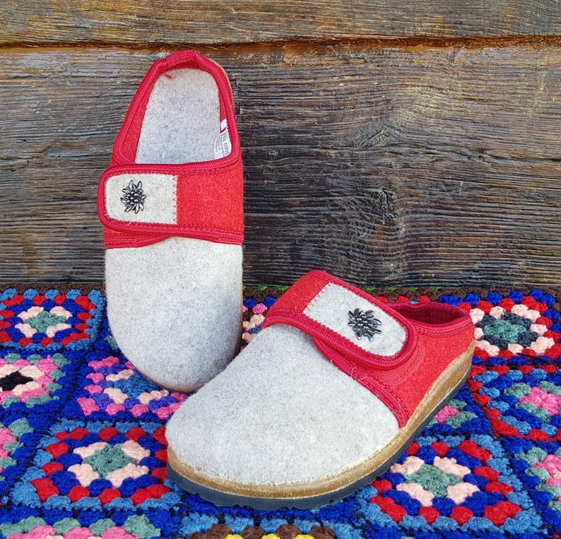 german boiled wool clogs