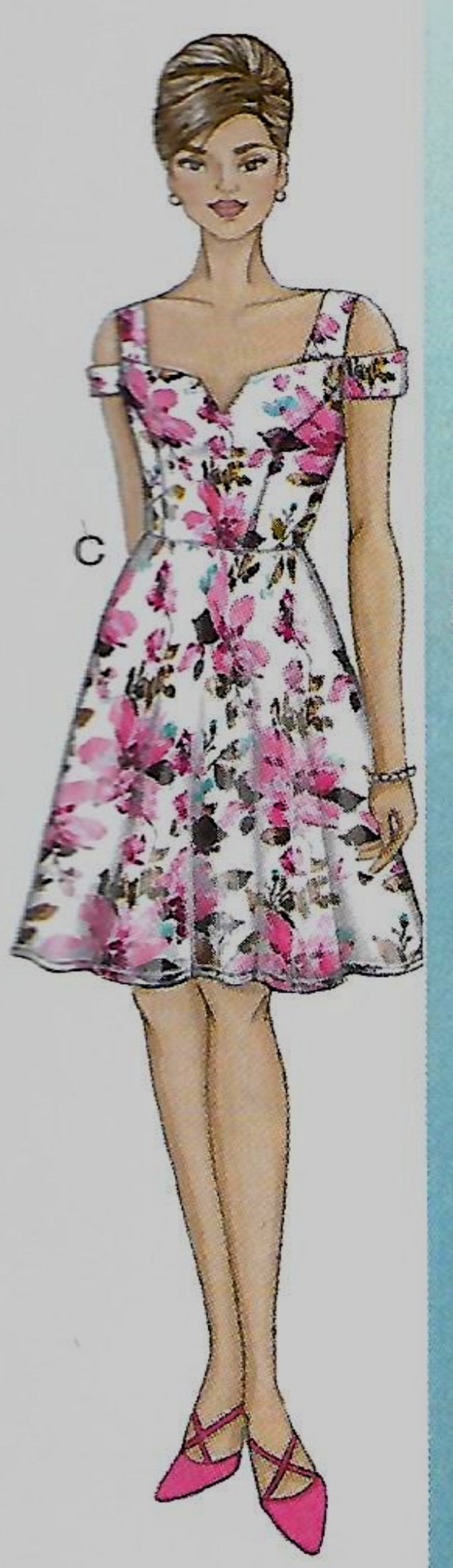 B6558 Butterick Dresses Sewing Pattern Sizes 8-16 and 18W-24W | Etsy