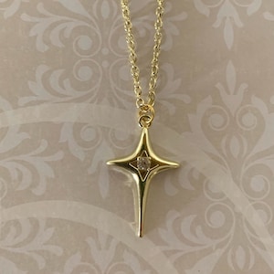 gold north star necklace, north star necklace, north star jewelry, north star pendant, gold star necklace, star necklace, star necklace gold