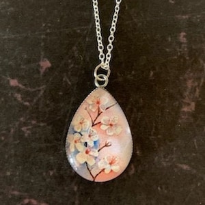  YOUMIYA ROSE Gold Cherry Blossoms Necklace For