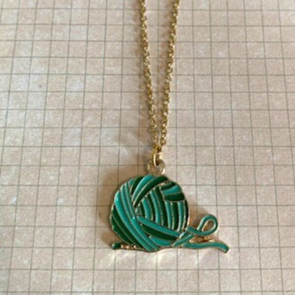 Knitting Necklace Etsy
