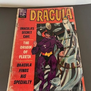 vintage comic book, dell comic books, comic book, old comic book, 1960s books, dracula book, super hero comic, science fiction books, comics