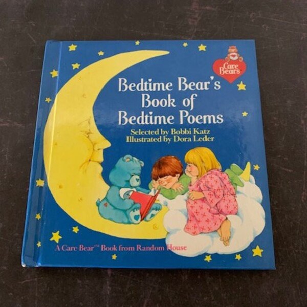 vintage children's book, vintage book, bedtime book, childrens book, books vintage, kids poems, bedtime stories, vintage care bear, poems