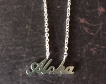 Aloha - Aloha Jewelry - Aloha Necklace - Aloha Wedding - Hawaii - Hawaii Jewelry - Hawaii Necklace - Hawaiian Jewelry - Hawaiian Necklace