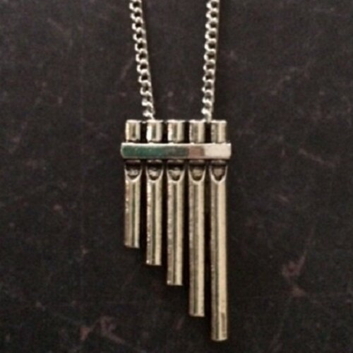 Pan Flute Necklace Pan Flute Pipes Pan Flute Magic Flute Etsy