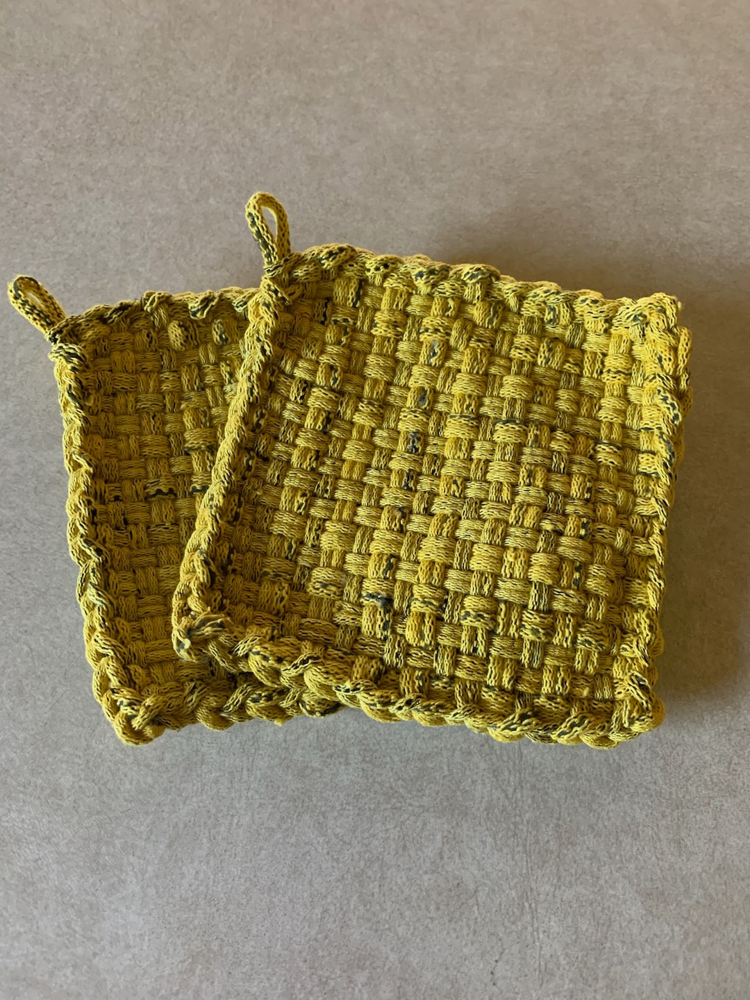 Potholders Woven Potholders Vintage Potholders Pot Holders Etsy