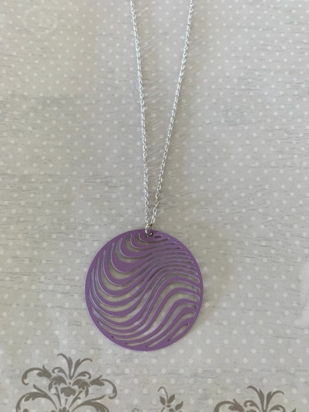 The Pulse Necklace - Purple main image 1