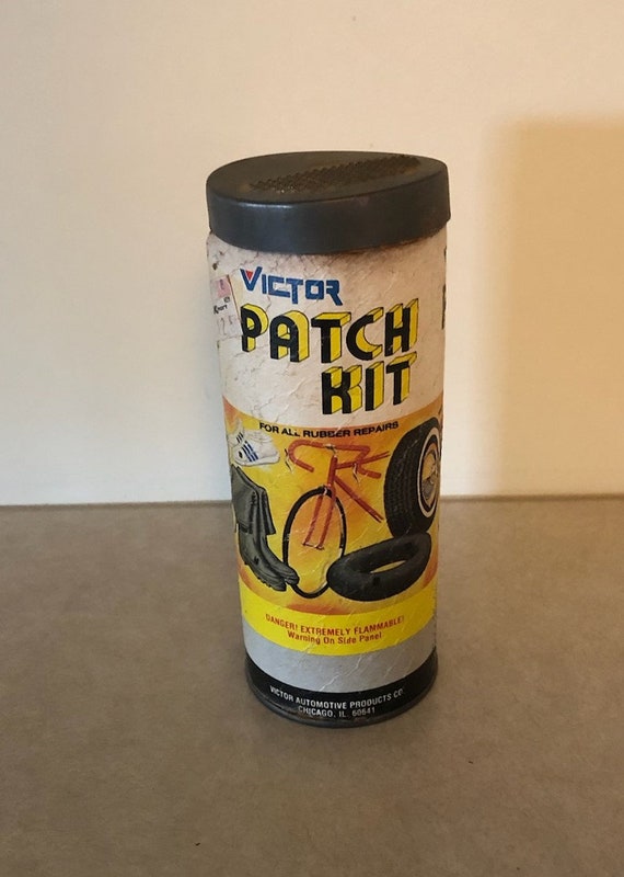 vintage victor patch kit, vintage patches, tire pa