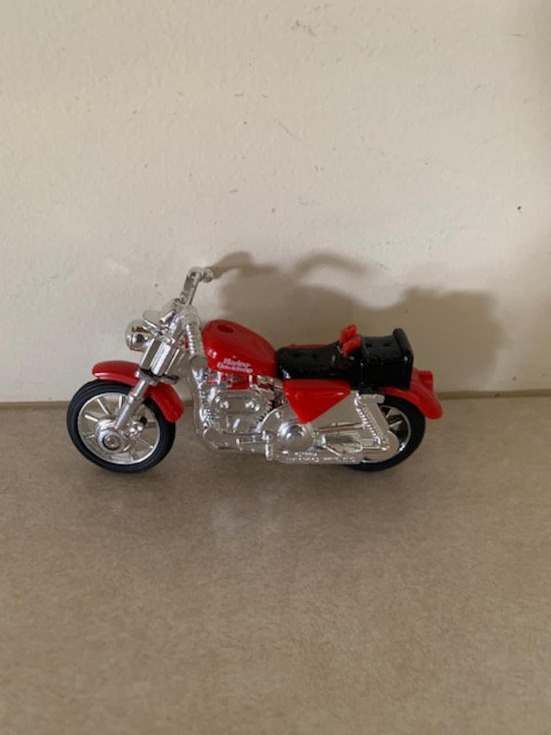 Vintage Toy Motorcycle, Vintage Matchbox, Vintage Harley, Toy
