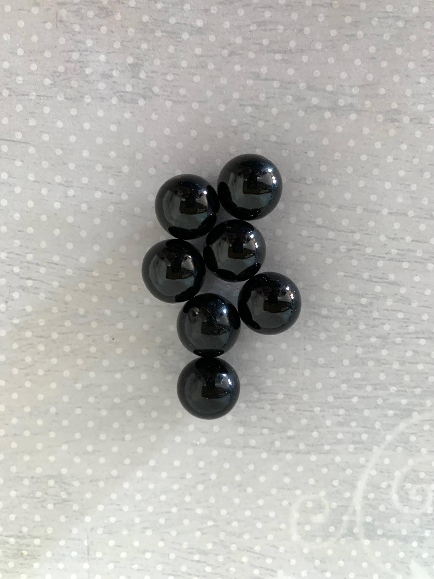 【中古】 Marbles ブラック・グレープ 7 Vintage Opaque Black Marbles, Vintage Marbles, Black Marbles