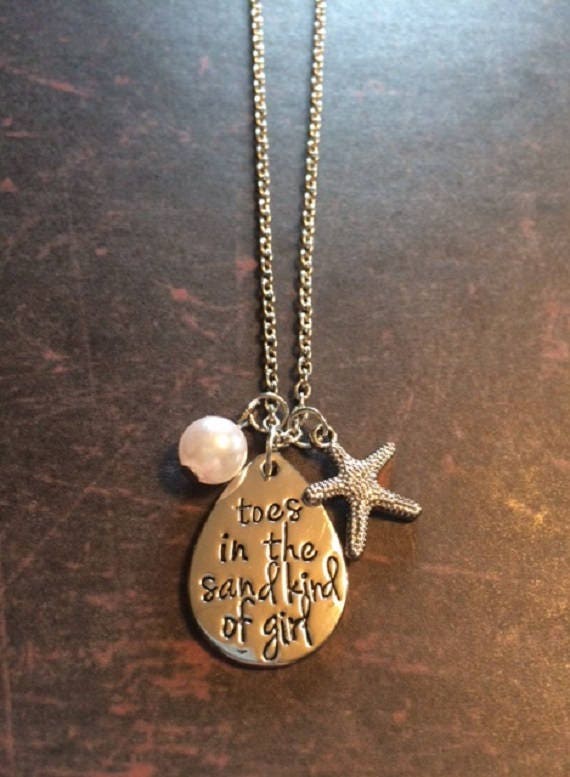 Toes in the Sand Design Toes in the Sand Beach Jewelry | Etsy