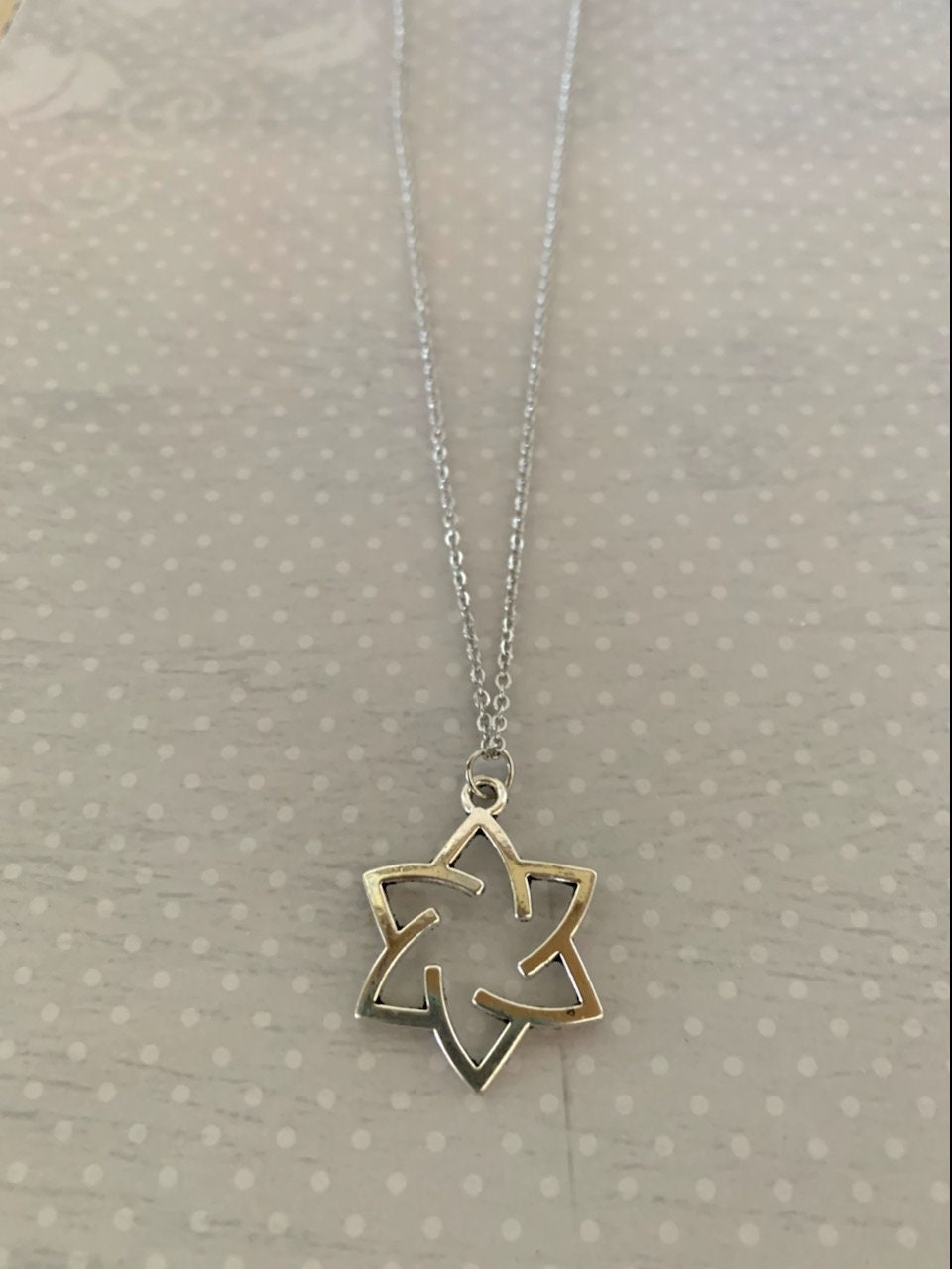 Diamond Star of David Necklace Double Heart Diamond Magen - Etsy | Diamond  star, Diamond heart, Jewish jewelry