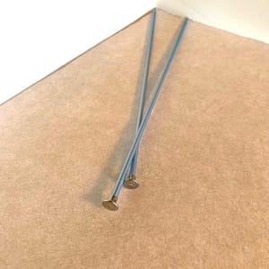vintage size 9 knitting needles, vintage knitting, knitting supplies, knitting needles, antique knitting, long knitting needles, knitting