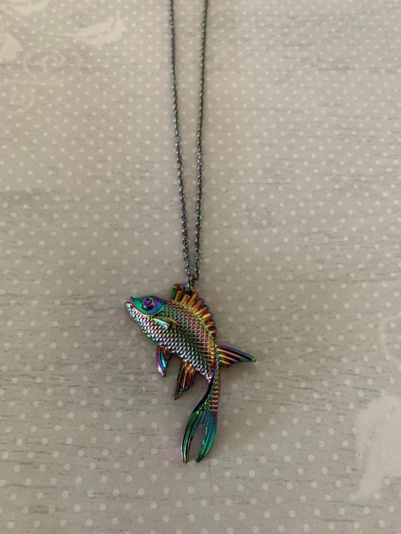 Fish necklace best sale