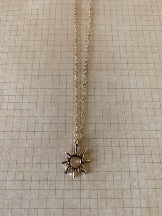 Little shop sun necklace