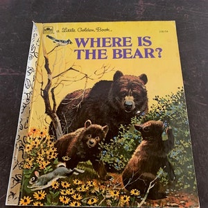 vintage children&#39;s book, vintage book, animal book, childrens book, childs book, books vintage, 1970s book, little golden book, golden book