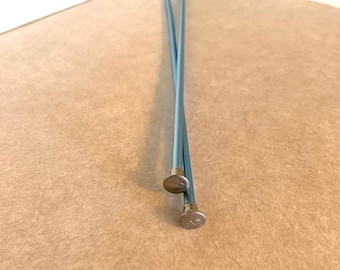vintage size 8 knitting needles, vintage knitting, knitting supplies, knitting needles, antique knitting, long knitting needles, knitting