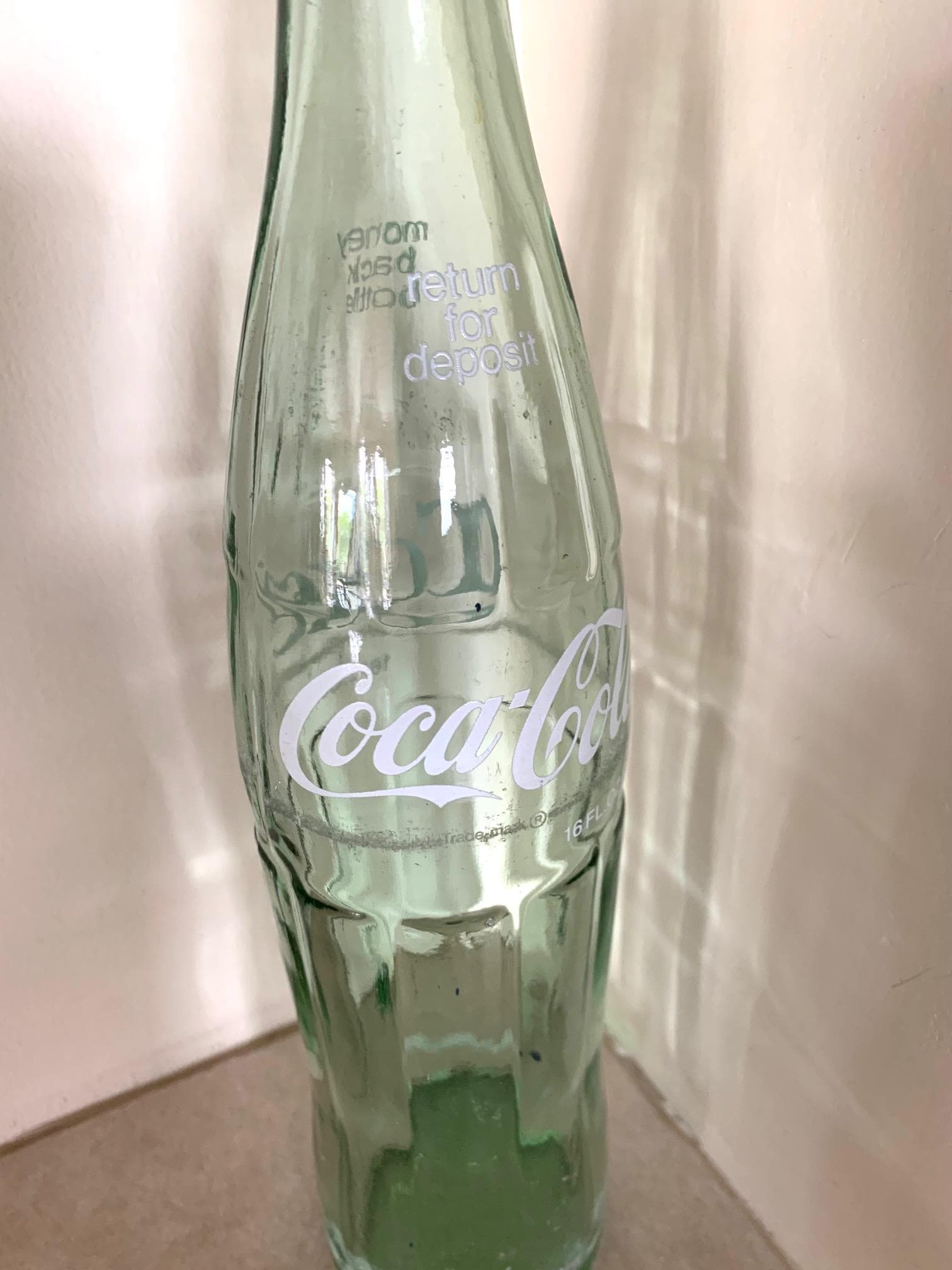 1947年 Coca-Cola ガラス瓶 グリーン Petersburg, VA Vintage Green Coca Cola Bottle, Vintage Green Bottle, Vintage Coca
