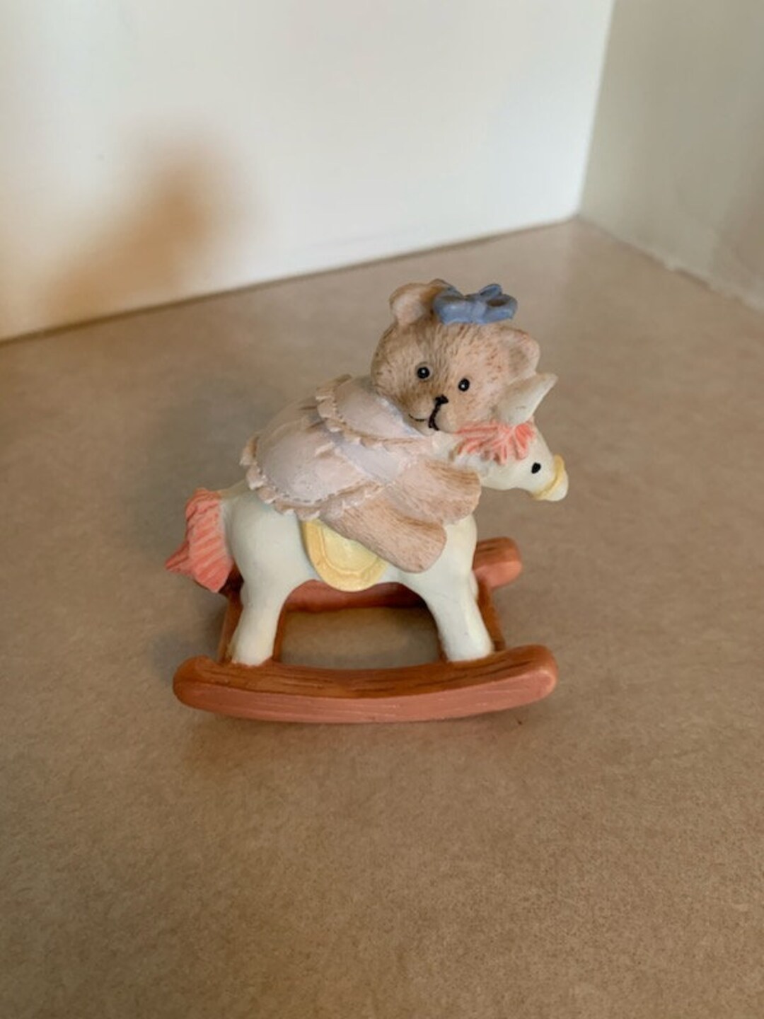 Vintage Rocking Horse With Bear, Rocking Horse, Hobby Horse, Vintage