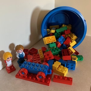 Bloques super antiguos de tyco, bloques de juguete, bloques