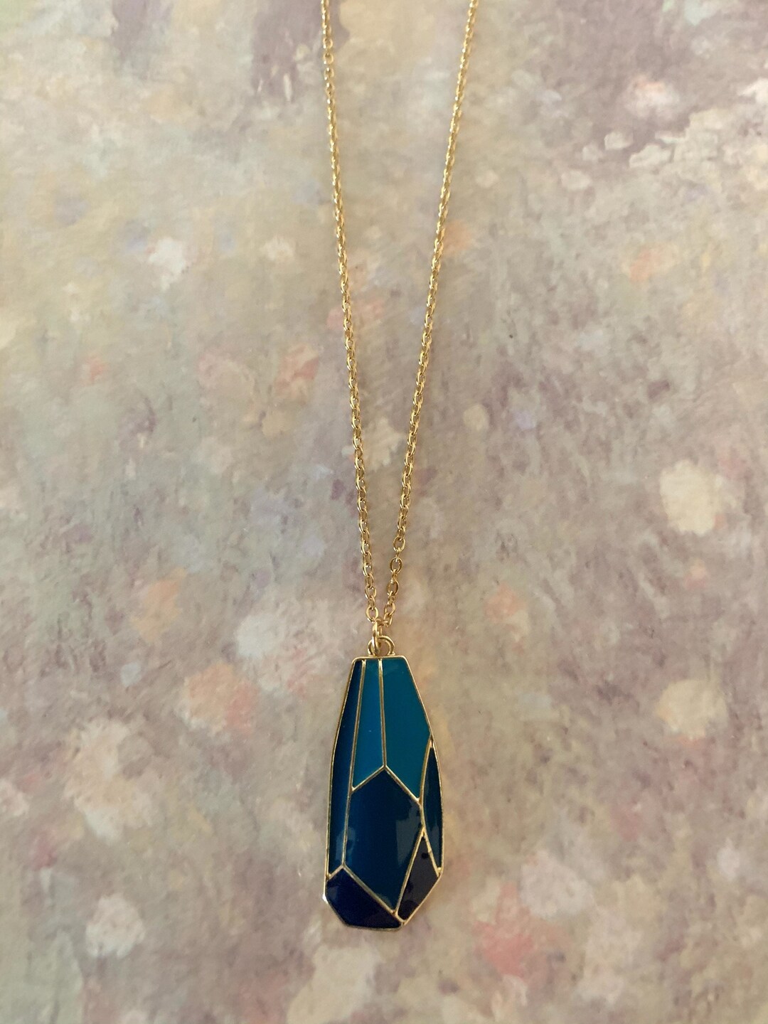 Shades of Blue Necklace Blue Necklace Blue Jewelry Blue Etsy