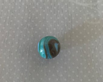 1 vintage tri color swirl marble, vitro agate marble, swirl marble, uv reactive marble, vintage marble, antique marble, tri color marble