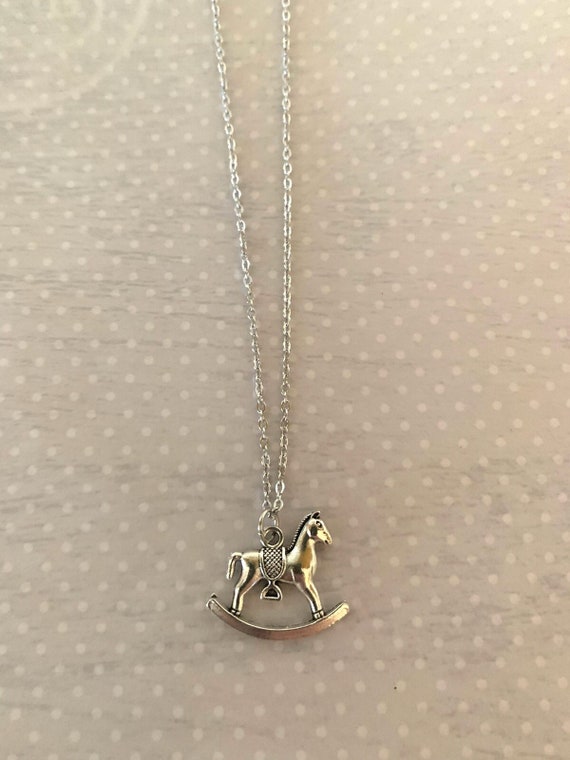 Rocking Horse Necklace Rocking Horse Horse Necklace Horse