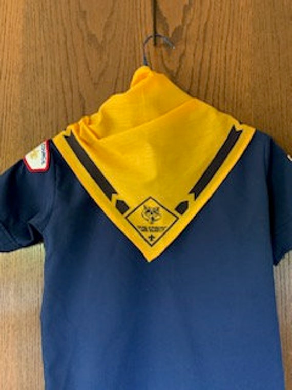 vintage scout shirt, kerchief, slide, vintage cub… - image 5