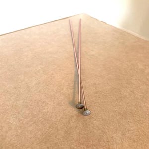vintage size 1 knitting needles, vintage knitting, knitting supplies, knitting needles, antique knitting, long knitting needles, knitting