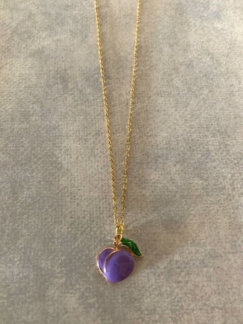 【luijewelry】plum chain necklace 34 Amazon.com: RIJXU Heart Slip Chain Choker for Women 24