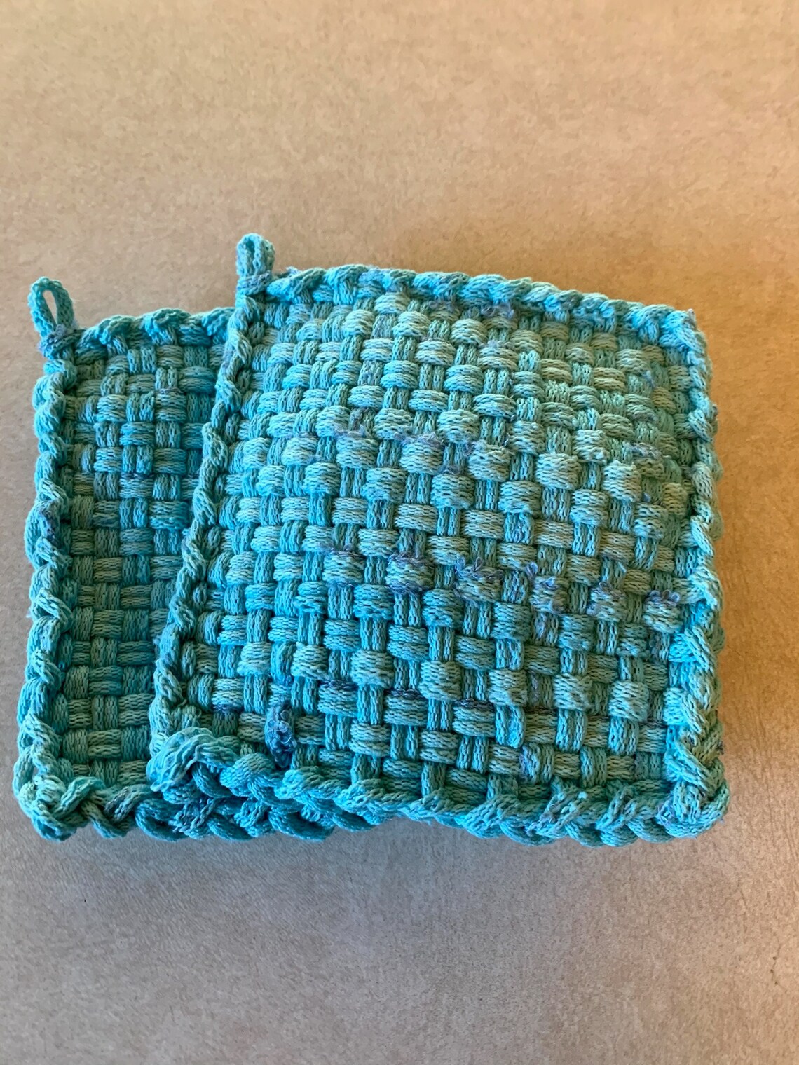 Potholders woven potholders vintage potholders pot holders Etsy