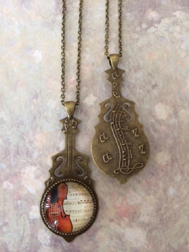 Violin Gifts Violin Necklace Violin Jewelry Violin Etsy