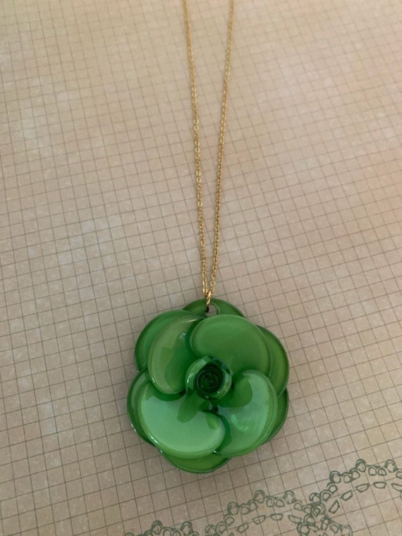 Silver Green Floral Necklace – GIVA Jewellery