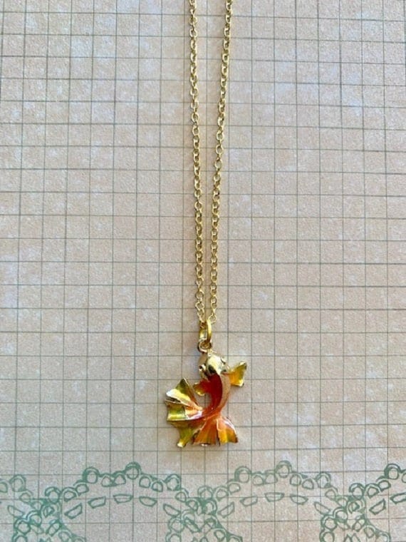 Fish Necklace Fish Necklace Gold 