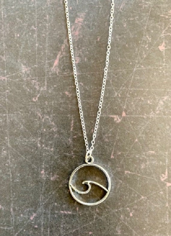 Wave Necklace Wave Necklace Silver Wave 